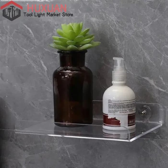 Étagère en acrylique pour rangement mural