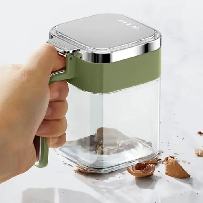 Boîte d'assaisonnement en verre Durable de 380ml