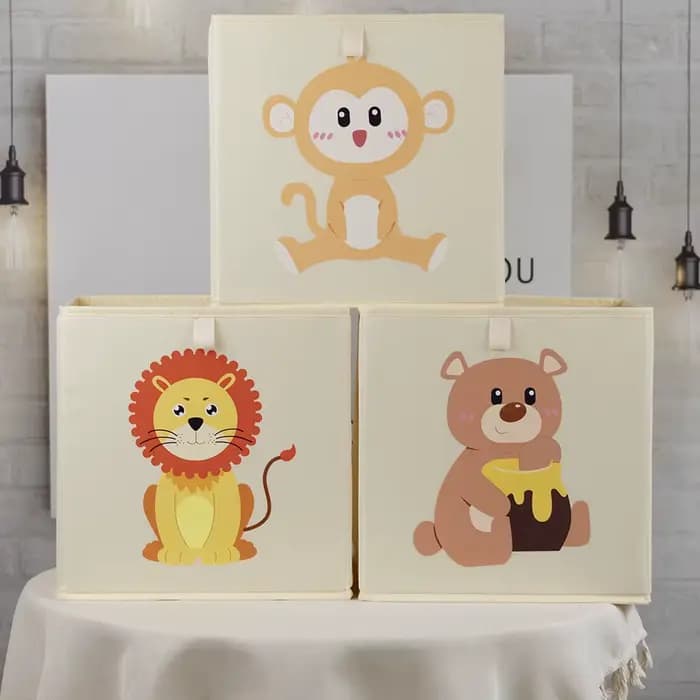Panier de rangement pliable grande capacité pour jouets d'enfants