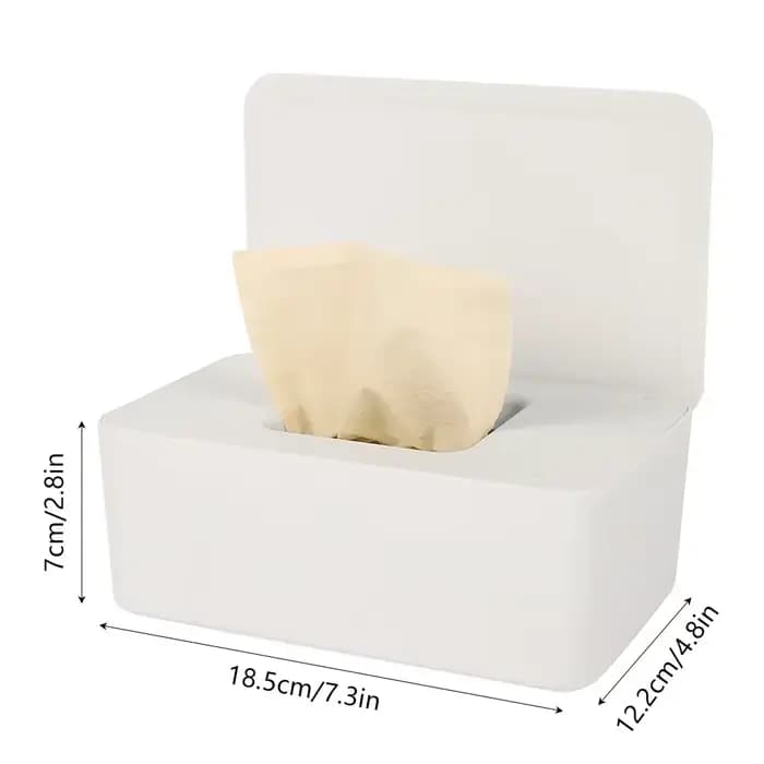 Boîte à mouchoirs humides anti-poussière avec couvercle
