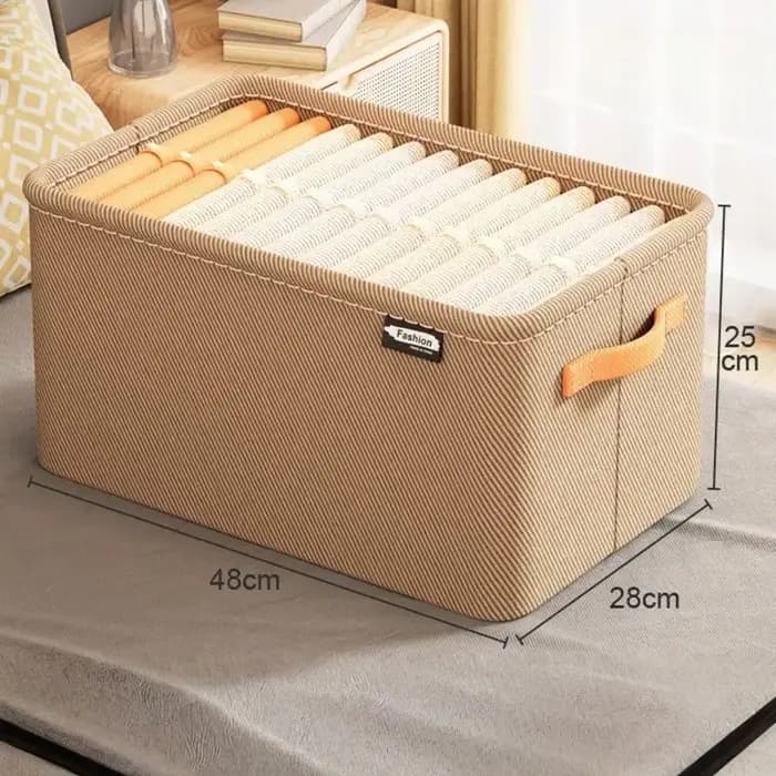 Boîte de rangement pour vêtements et pantalons, panier de rangement pour articles ménagers et jouets, organisation de la garde-robe pour chambre et dortoir.