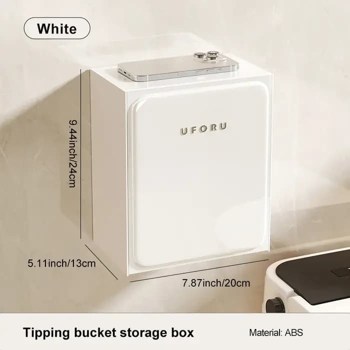 Organisateur de rangement pour salle de bain UFORU, armoire murale à grande capacité pour papier toi