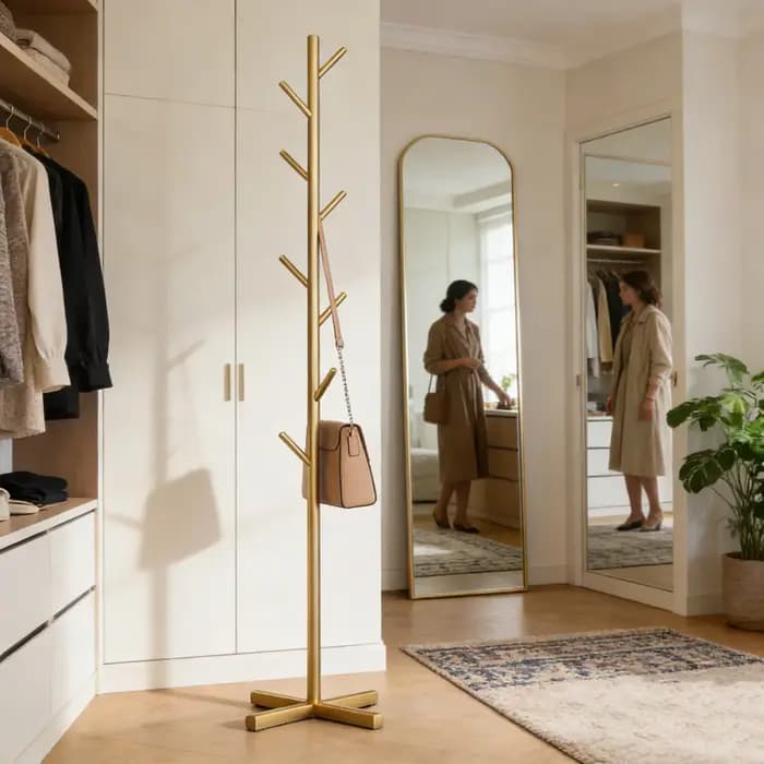 Porte-vêtements sur pied pour la maison