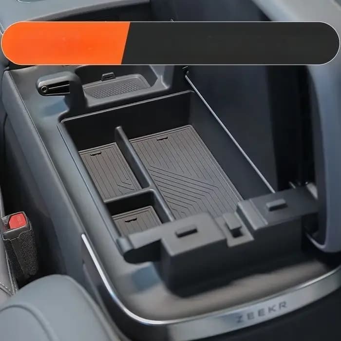 Pour Zeekr 7X 2025 2026 boîte de rangement d'accoudoir Central de voiture contenu Console centrale