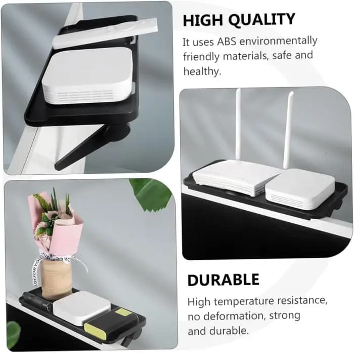 Étagère de rangement supérieure réglable pour écran de télévision