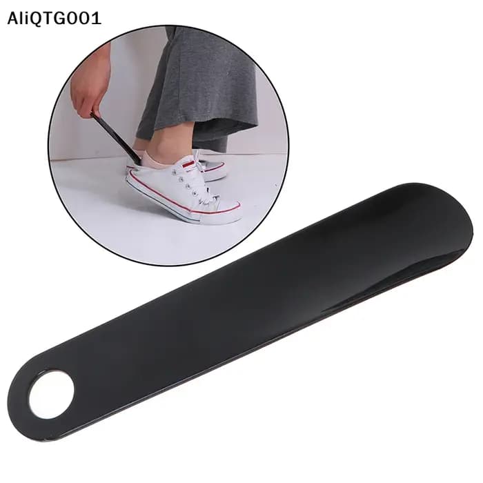 Chausse-pied en plastique noir portable et durable