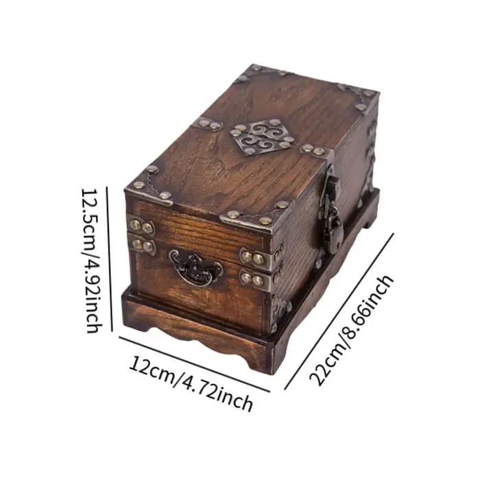 Boîte de rangement en bois