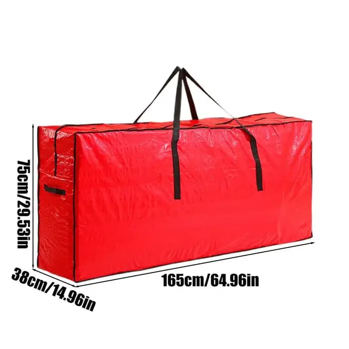 Sac de rangement pour sapin de Noël avec poignées renforcées et double fermeture éclair