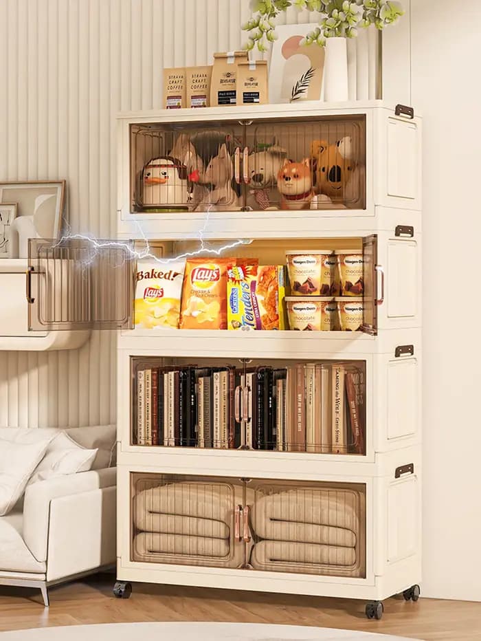Armoire de rangement sans installation pour un usage domestique dans la cuisine