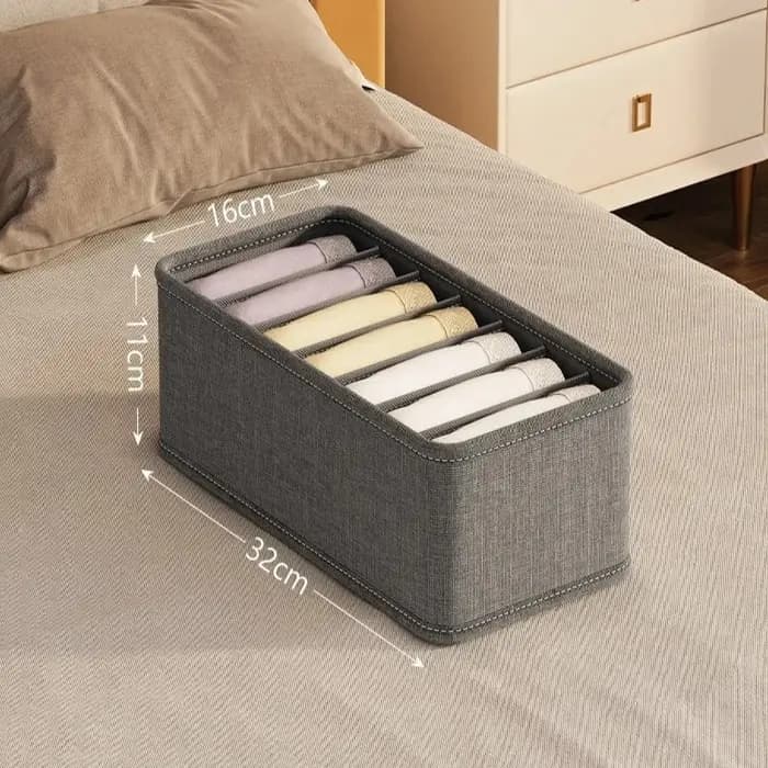 Boîte de rangement multifonctionnelle pour sous-vêtements et chaussettes