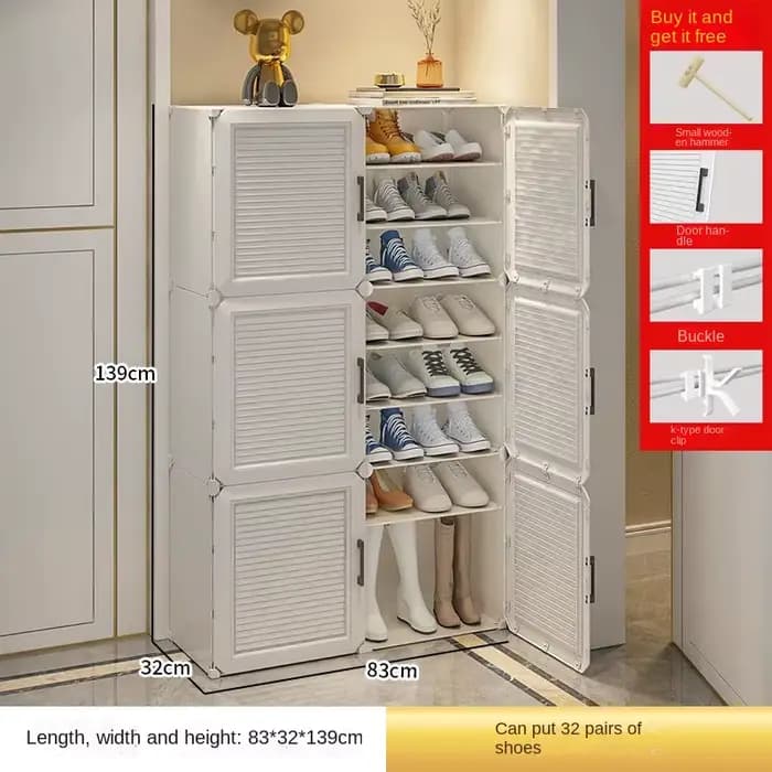 Armoire de rangement pour chaussures T1, petite entrée domestique simple, dortoir moderne, meubles d