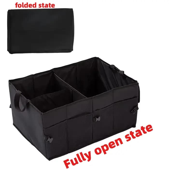 Boîte de rangement de voiture de grande capacité, organisateur de coffre de voiture, écologique, Sup