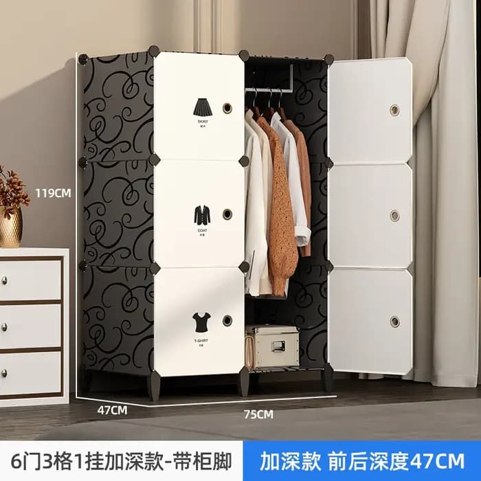 Chambre enfants armoire détachable stockage esthétique pliant garde-robe petit Portable Guarda Roupas Portatil E Dobravel meubles