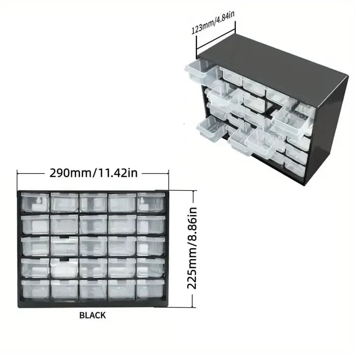 Organisateur de rangement de vis de pièces