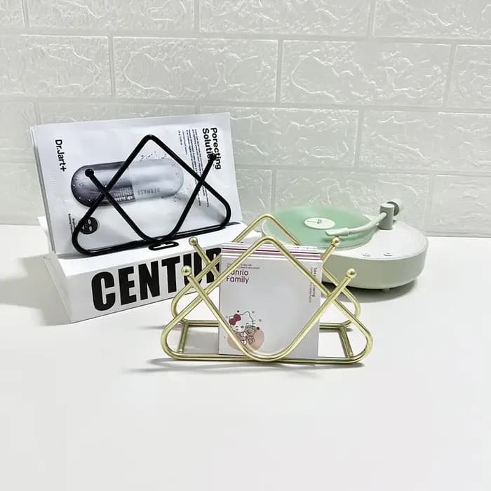 Porte-serviettes pour Table moderne en métal noir