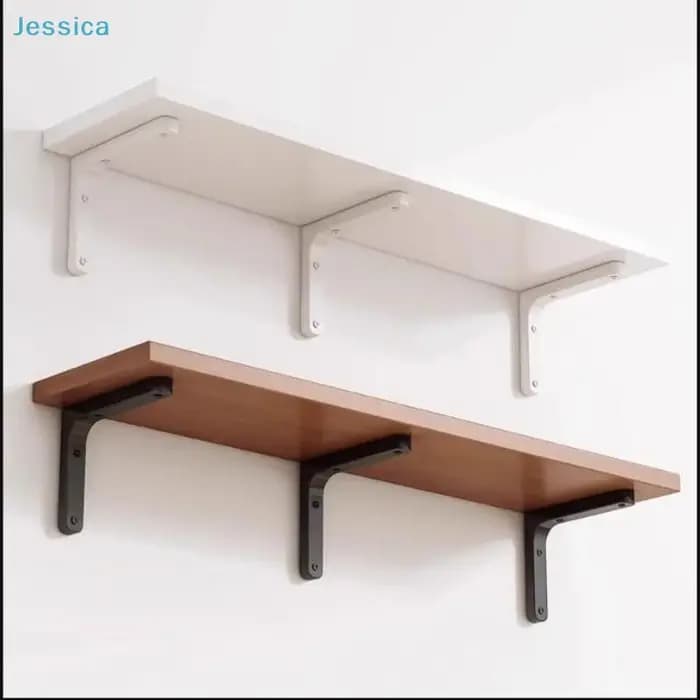 ♥ Étagères flottantes murales avec supports