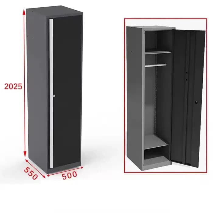 Armoire de rangement d'outils de mécanicien en acier de Garage avec armoires murales