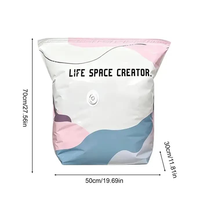 Sacs sous vide pour vêtements, portables, réutilisables, hermétiques, sacs de rangement sous vide po