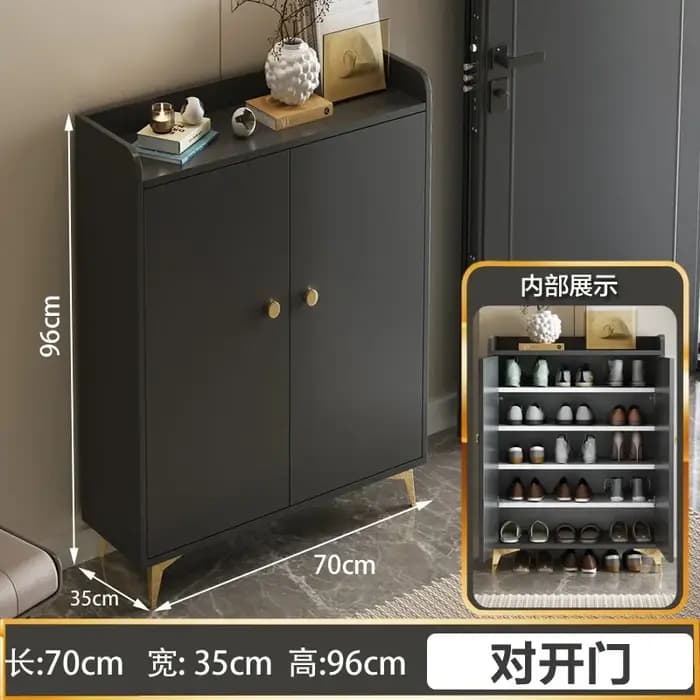 Étagère à chaussures peu encombrante organisateur de rangement chambre