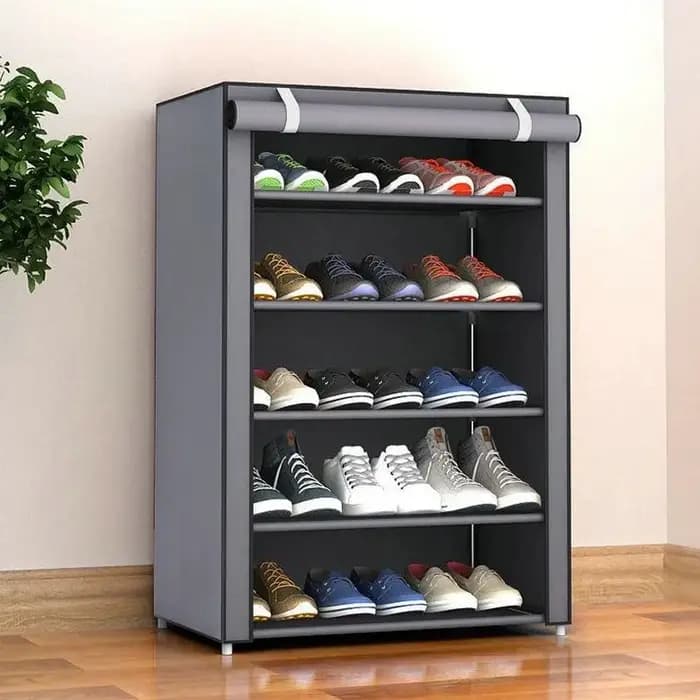 Étagère à chaussures simple avec rangement anti-poussière