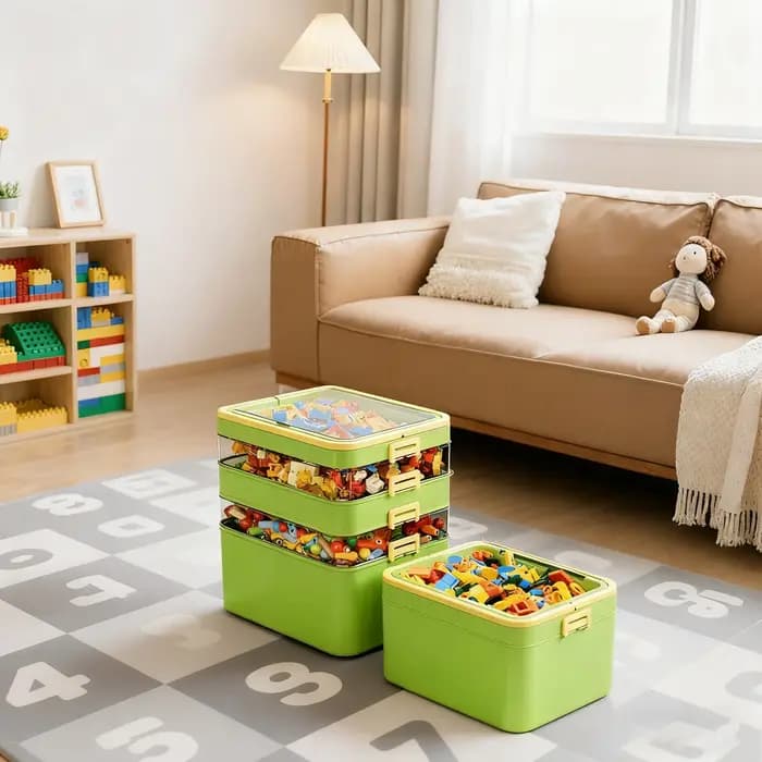 Boîte de rangement/organisateur de grande capacité
