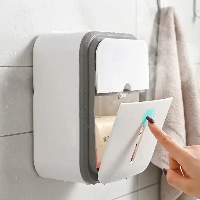 Boîte de rangement pour papier toilette imperméable