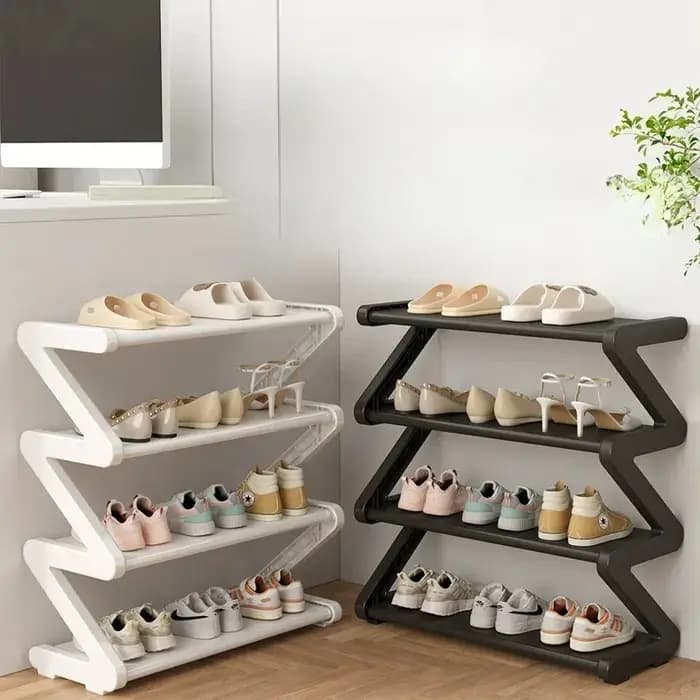 Meuble à chaussures vertical étroit pour couloir