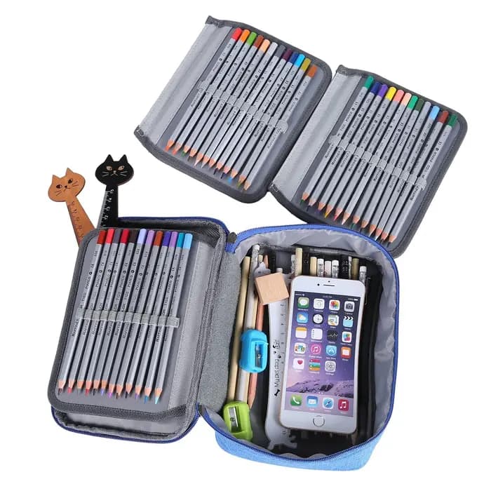 Sac de rangement pour crayons de couleur 72 couleurs