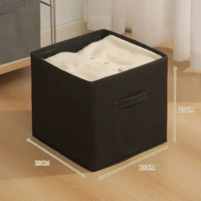 Boîte de rangement Cube Non tissée, pliable, étanche, fournitures pour la maison, garde-robe, gain de place pour jouets d'enfants, vêtements, organisateur de rangement de bureau