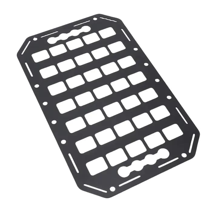 Panneau Molle pour benne de camion 15x9.25x0.08in en aluminium