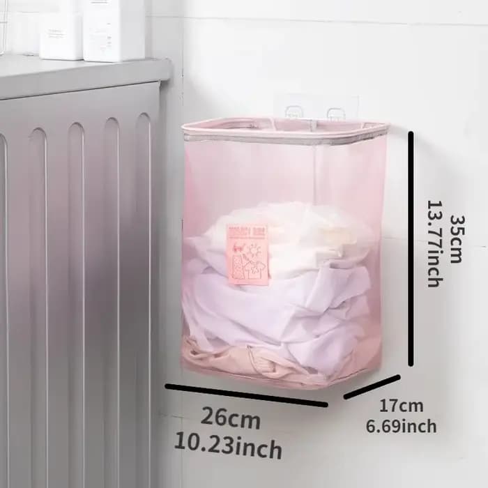 Panier à linge mural pliable