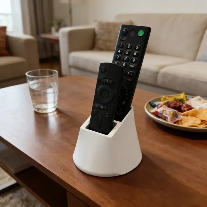 Support de rangement pour télécommande à double trou