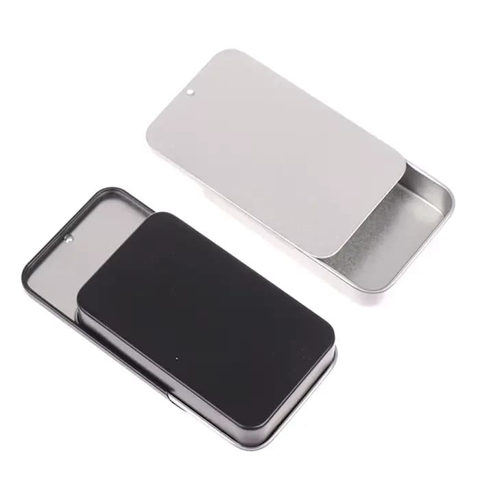 Mini boîte de rangement en fer 80x50x15mm