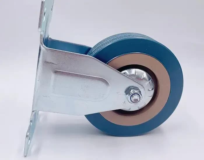 Roulette directionnelle pour étagère de réfrigérateur, caoutchouc gris, partenaires en PVC, usure in