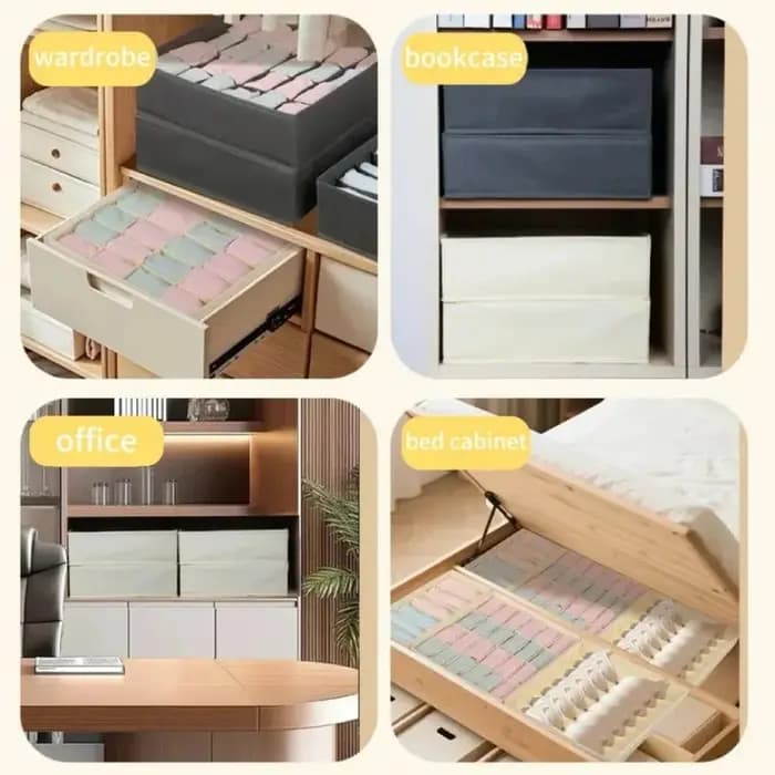 Tiroir organisateur de rangement de sous-vêtements chaussettes et soutien-gorge pantalons boîte