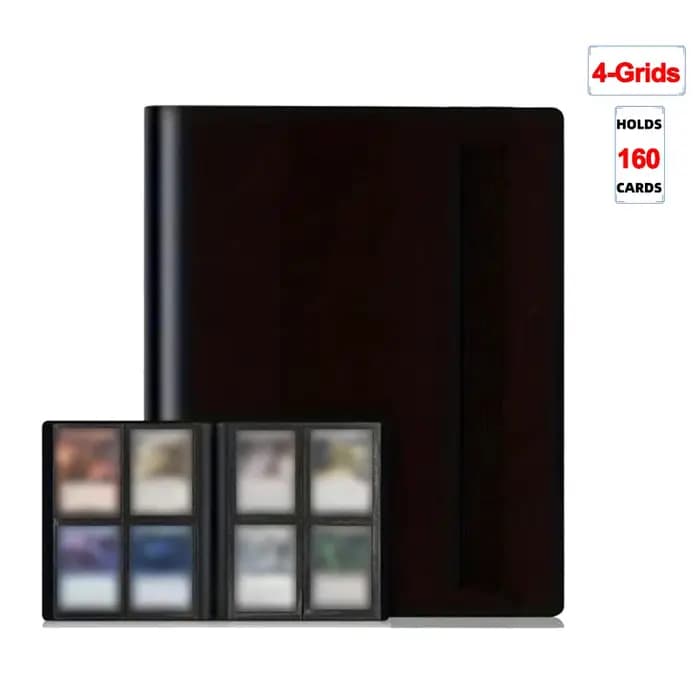 Classeur de cartes 160/360/480, 1 pièce, porte-cartes à collectionner, livre de cartes à chargement