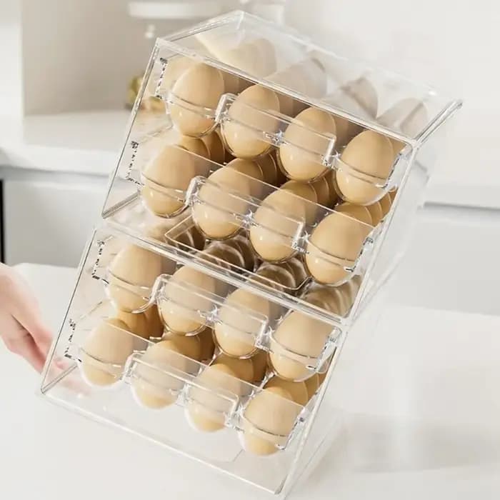 Boîte de rangement pour œufs en plastique pratique