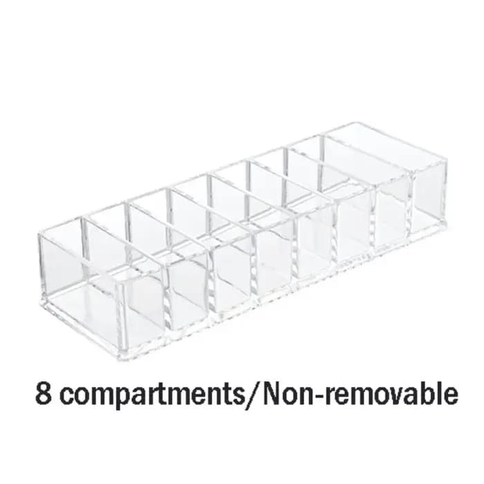Boîte de rangement en acrylique transparent pour maquillage et cosmétiques