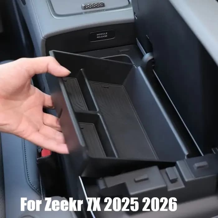Pour Zeekr 7X 2025 2026 boîte de rangement d'accoudoir Central de voiture contenu Console centrale