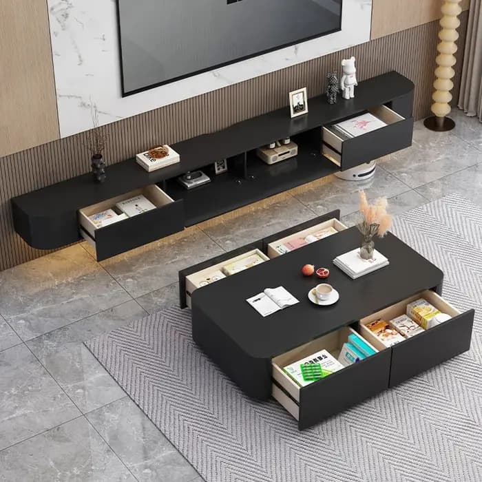 Tiroirs modernes meuble Tv étagère De rangement flottante