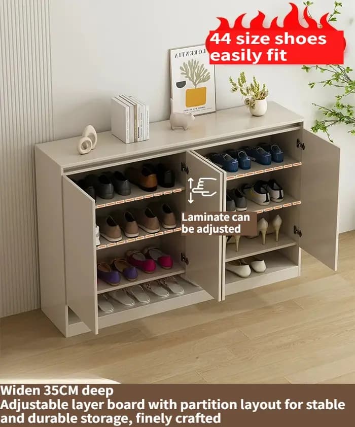 Meuble à chaussures extérieur en panneau écologique pour salon