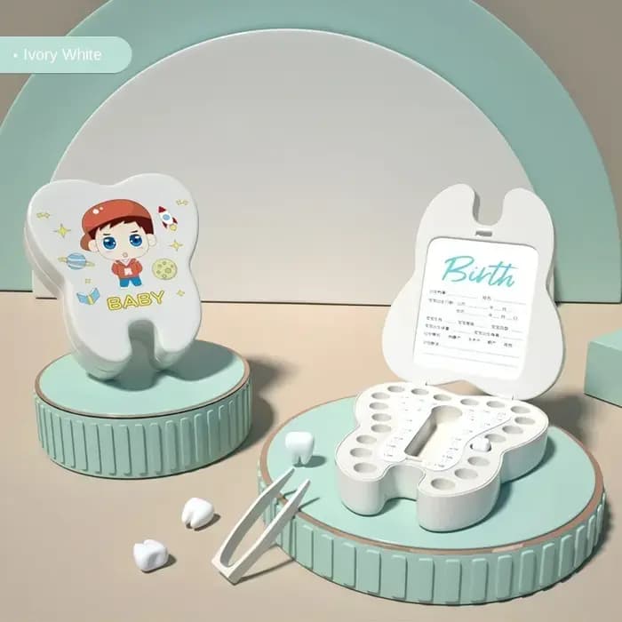 Boîte de Rangement des Dents de Lait pour Bébé, Renforcement Ombilical, Étui de Souvenir, Accessoire