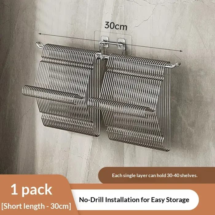 Organisateur de rangement pour cintres à vêtements - Parfait pour le balcon