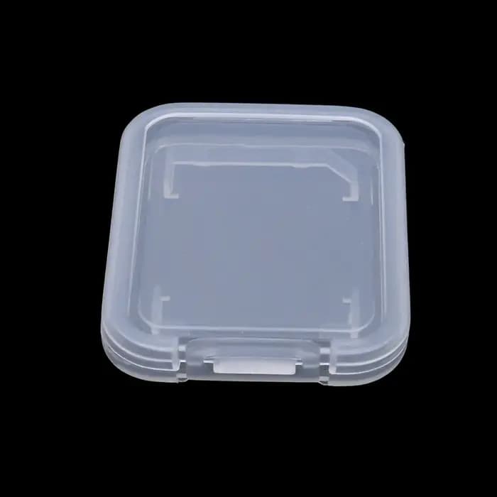 Étui de rangement transparent pour carte mémoire SD SDHC TF MS