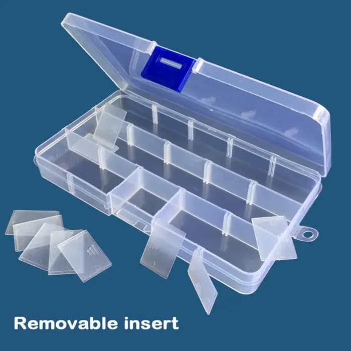 2 ensembles de boîtes de rangement transparentes : une boîte