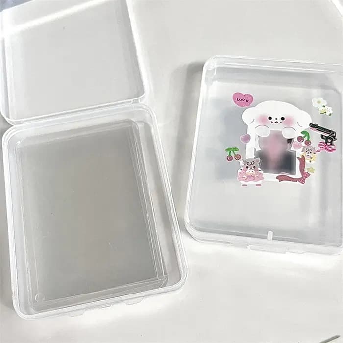 Boîte de Rangement en Plastique Transparent