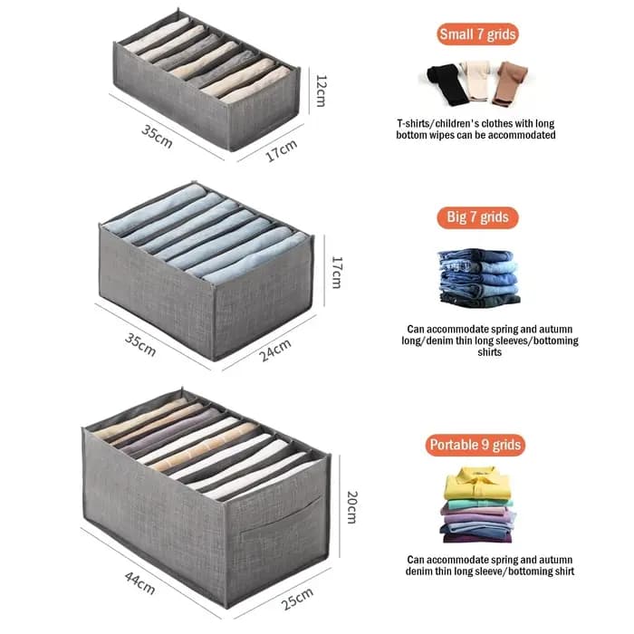 Organisateur de vêtements pantalons vêtements jean boîte de rangement armoire placard Organization s