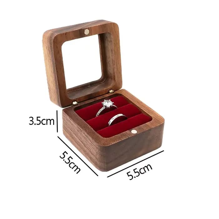 Boîte à bijoux pour cadeaux de fiançailles