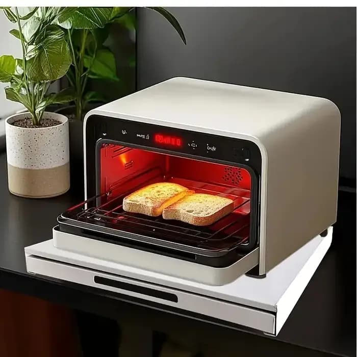 Support de rangement pour armoire extractible robuste – Étagère pour four à micro-ondes en acier au carbone