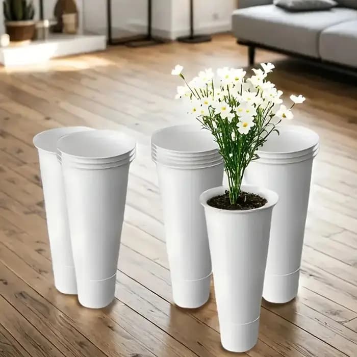Étagère à fleurs en métal à 3 niveaux avec roulettes ou 12 pots